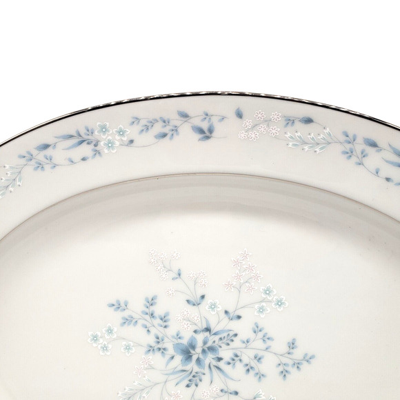 Contemporary Fine China By Noritake Oval Serving Platter 13 5/8 x 10 1/4 Inch - Picture 4 of 10